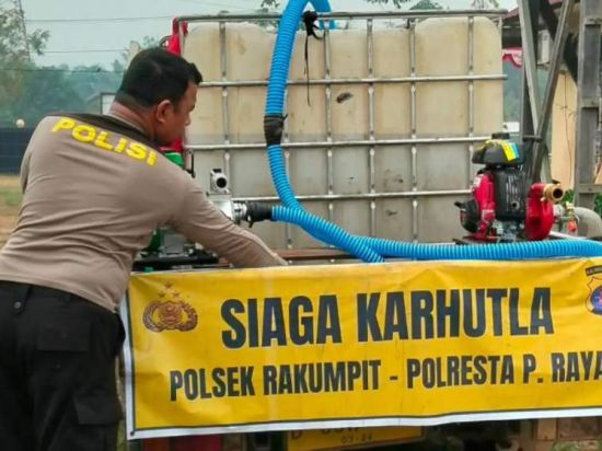 Polsek Rakumpit Siaga Hadapi Titik Api, Siapkan Mobil dan Peralatan Pemadam