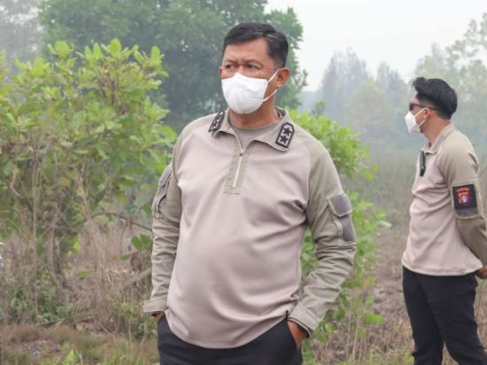 Buru Bara sebelum Membesar, Kapolda Kalteng Sisir Kawasan Rawan Karhutla di Sebangau