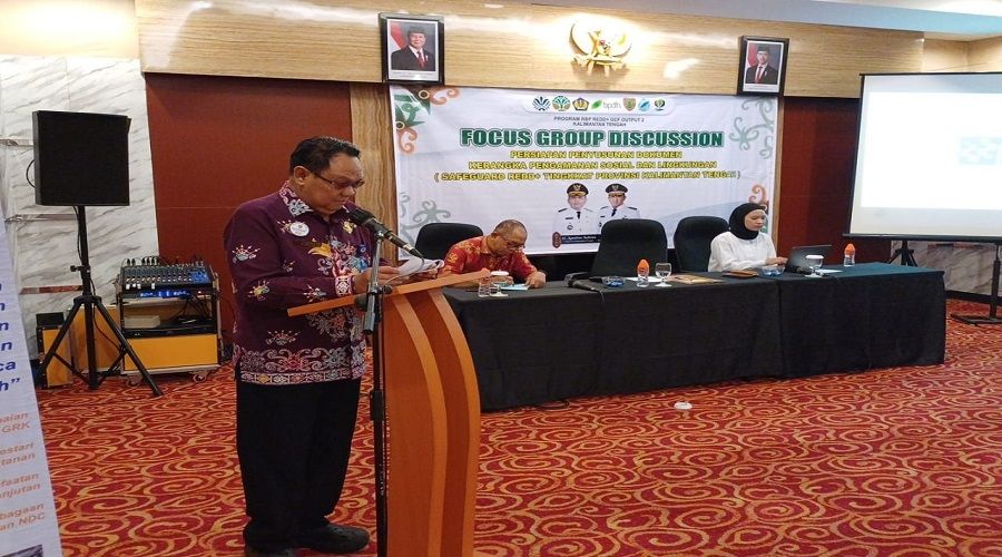 Header DLH Kalteng Fasilitasi FGD Safeguard REDD+ Bersama Pemangku Kepentingan Lintas Sektor