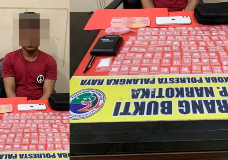 Header Ungkap Peredaran Sabu di Tumbang Rungan, Polresta Palangka Raya Sita 135 Paket