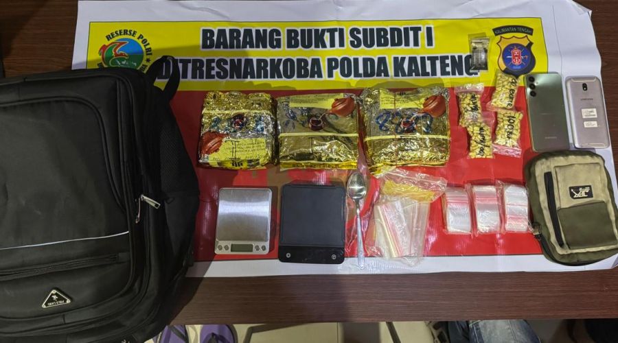 Polda Kalteng Ungkap Peredaran 3 Kg Sabu dan 400 Butir Ekstasi Di Palangka Raya
