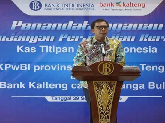 BI Kalteng Siapkan Rp 150 Miliar Untuk Kas Titipan di Nanga Bulik