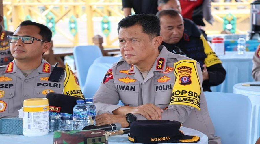 Header Kapolda Kalteng Ikuti Vicon Kapolri, Fokus Pengamanan Wisata dan Arus Balik Operasi Ketupat