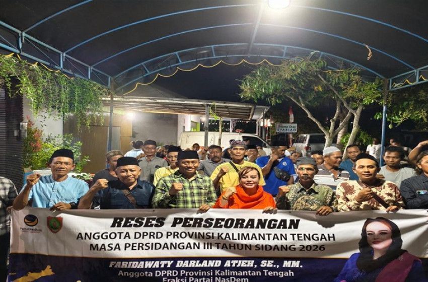 Header Faridawaty Tampung Aspirasi Warga Jalan Veteran Palangka Raya