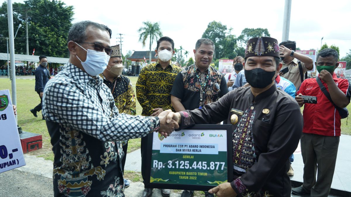 Header Adaro Serahkan Dana CSR Rp 3.1 Milyar untuk Bartim