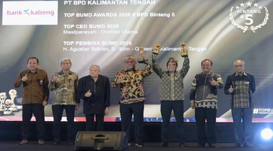Header Sinergi Membuahkan Hasil: Gubernur Kalteng dan Bank Kalteng Raih Penghargaan Nasional TOP BUMD 2026