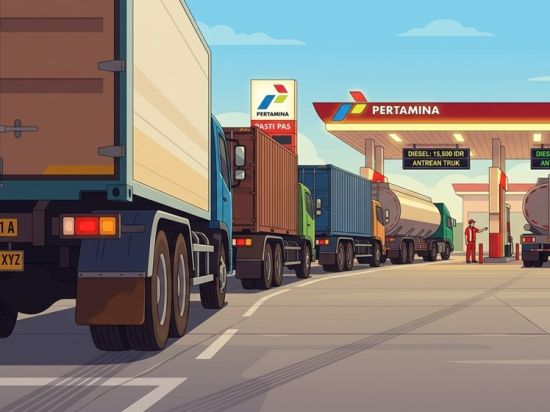 Sulit Dapatkan Solar, Sopir Truk di Sampit Keluhkan Antrean Mengular di SPBU 