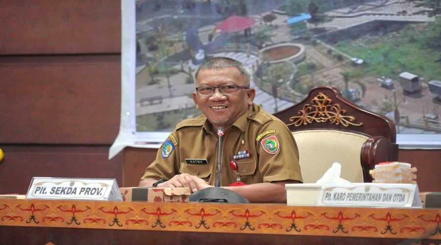 Header Plt Sekda Kalteng Buka Asistensi Teknis Pembuatan Peta dan Penyusunan Rancangan Peraturan Bupati/Wali Kota tentang Batas Kecamatan