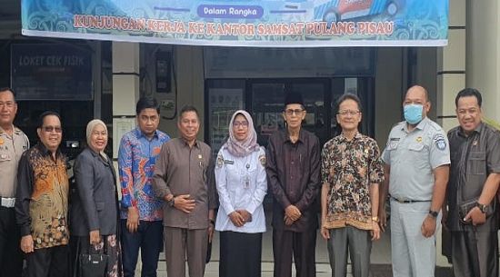 Komisi I DPRD Kalteng Tinjau Kinerja Samsat Pulang Pisau