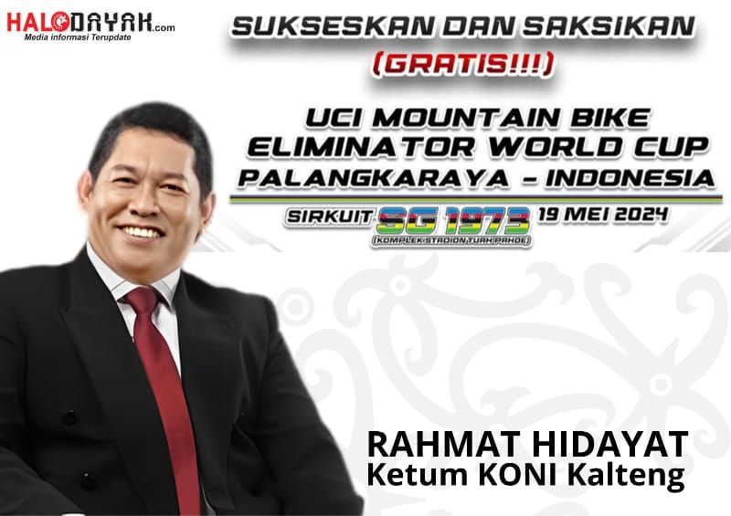 Header Ketum KONI Kalteng Dukung Penuh UCI MTB Eliminator World Cup 2024
