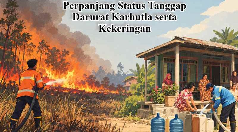 Pemko Palangka Raya  Perpanjang Status Tanggap Darurat Karhutla serta Kekeringan Hingga 9 November Mendatang
