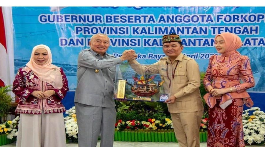 Header Gubernur Kalteng Sambut Kunjungan Gubernur Kalsel, Perkuat Sinergi Antarprovinsi