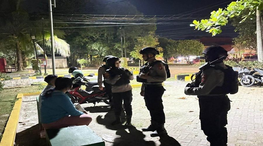 Header Cegah Kejahatan Sejak Dini, Polisi Gelar Patroli Malam