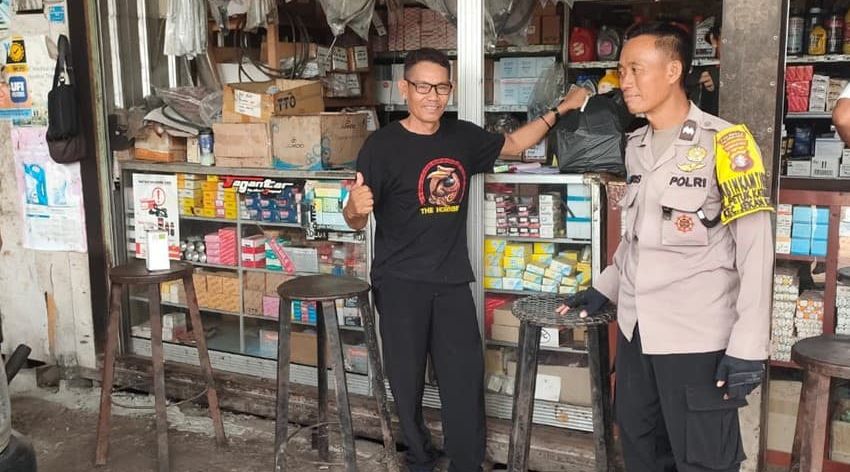 Polisi Sambangi Bengkel, Ingatkan Warga Waspada Curanmor