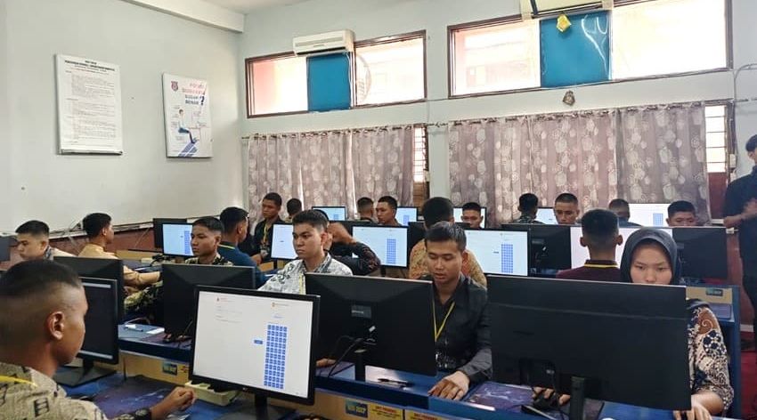 Polda Kalteng Tes Psikologi 881 Calon Bintara Polri Dengan Sistem Ketat dan Transparan 