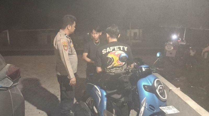 Polsek Rakumpit Tegur Pemuda Berknalpot Brong, Ingatkan Jaga Kenyamanan