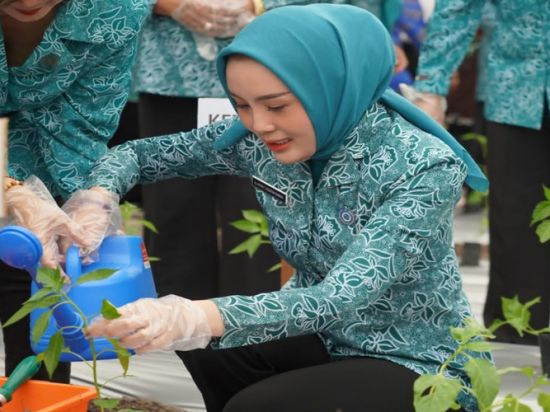 HKG PKK ke-53, TP PKK Kalteng Adakan Kegiatan Pemanfaatan Pekarangan Melalui Aku Hatinya PKK