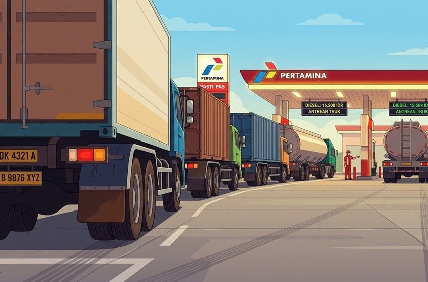 Header Sulit Dapatkan Solar, Sopir Truk di Sampit Keluhkan Antrean Mengular di SPBU 