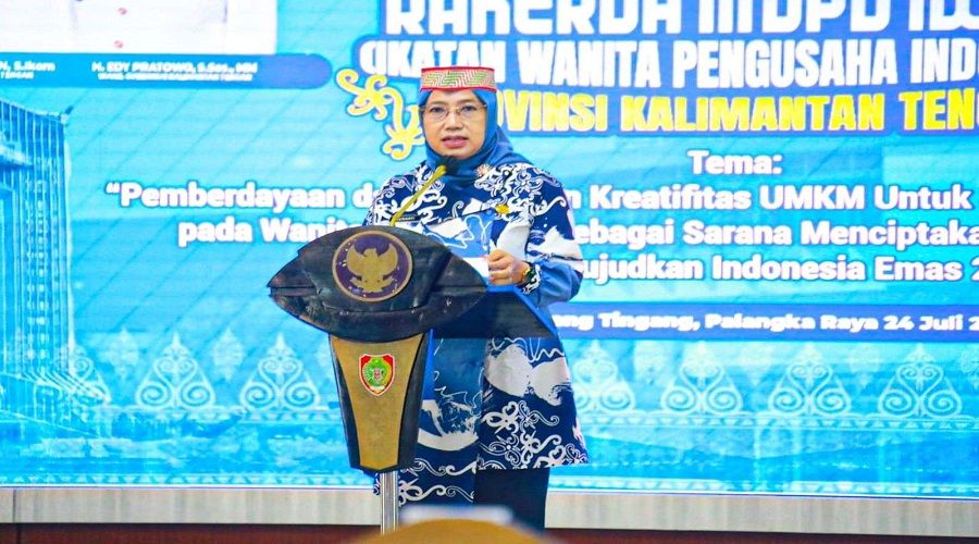 Header RAKERDA III DPD IWAPI Kalteng 2025, Perempuan Pengusaha Didorong Jadi Pilar UMKM dan Ketahanan Pangan Menuju Indonesia Emas 2045