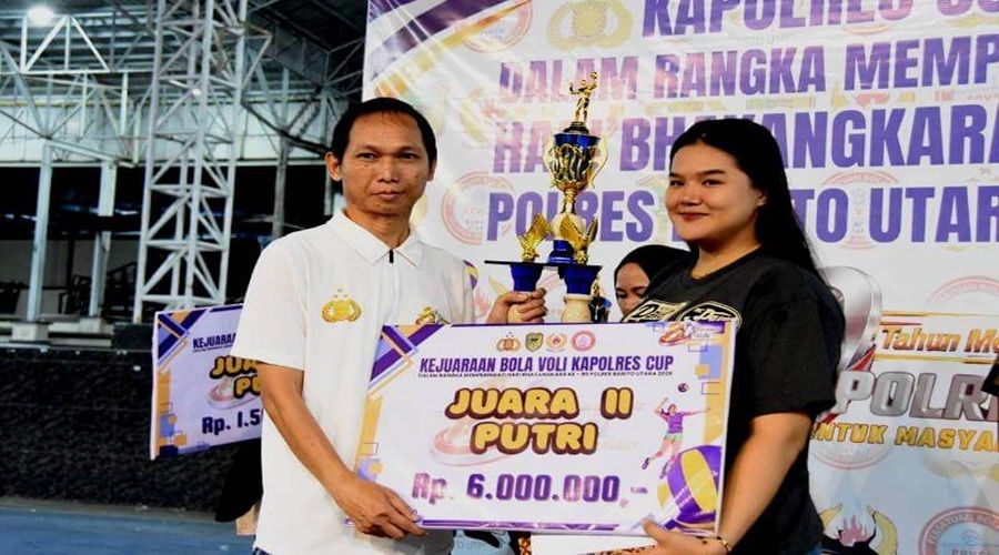 Header Patih Herman AB: Kapolres Cup Jadi Momentum Cetak Atlet Voli Berprestasi