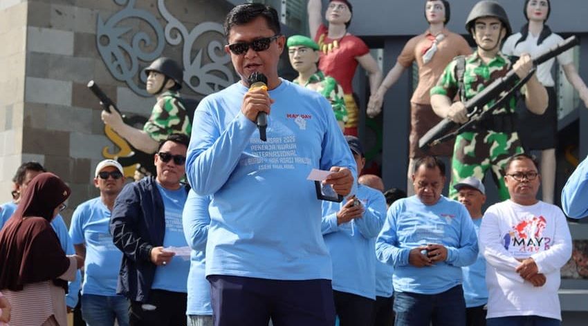 Peringati May Day 2026 di Palangka Raya, Kapolda Kalteng Ajak Perkuat Kebersamaan dan Persatuan