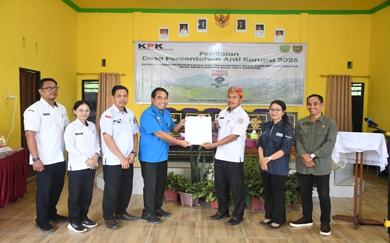 Header Penilaian Calon Percontohan Desa Antikorupsi 2025 : Desa Talio Muara Raih Kategori “Istimewa”