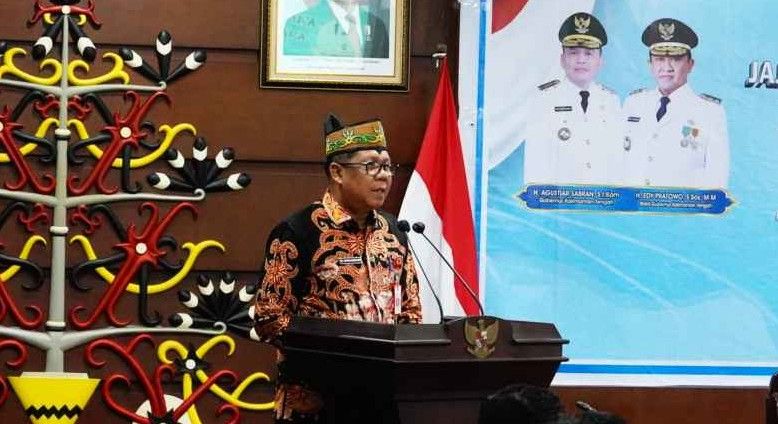 Header Rakor Kesbangpol Se-Kalteng 2025, Sinkronisasi Kinerja Dukung Asta Cita dan Huma Betang