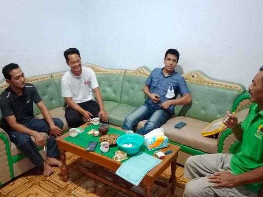 Sat Intelkam Polres Seruyan Silaturahmi Dengan Tokoh Masyarakat Desa Suka Maju