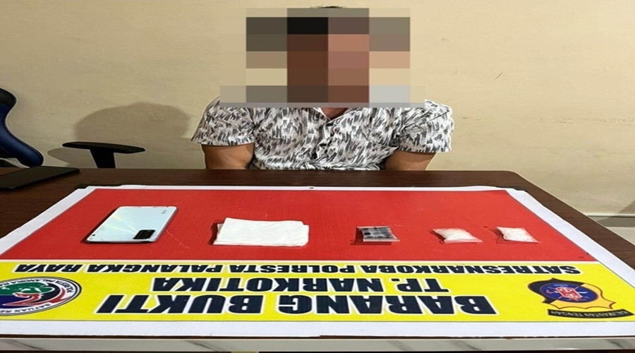 Pengedar Sabu di Palangka Raya Ditangkap, terancam Penjara Seumur Hidup