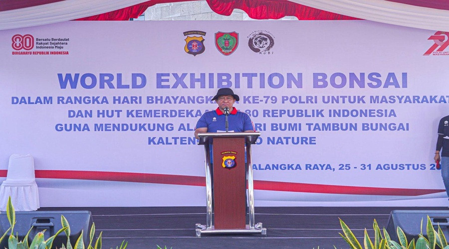 Wakil Gubernur Kalteng Resmikan Festival dan Lomba Bonsai 2025, Tingkatkan Kebersamaan dan Cinta Alam
