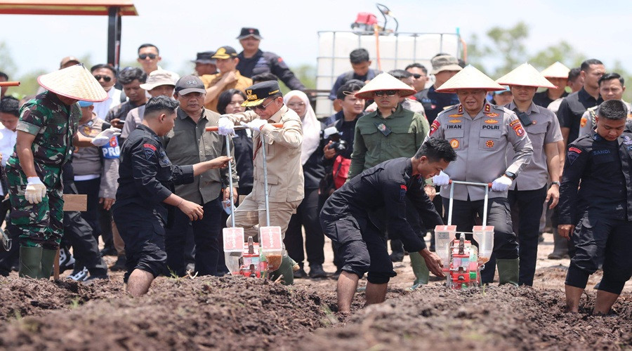 Header Polda Kalteng Siapkan 136 Hektare Lahan Ditanami Jagung