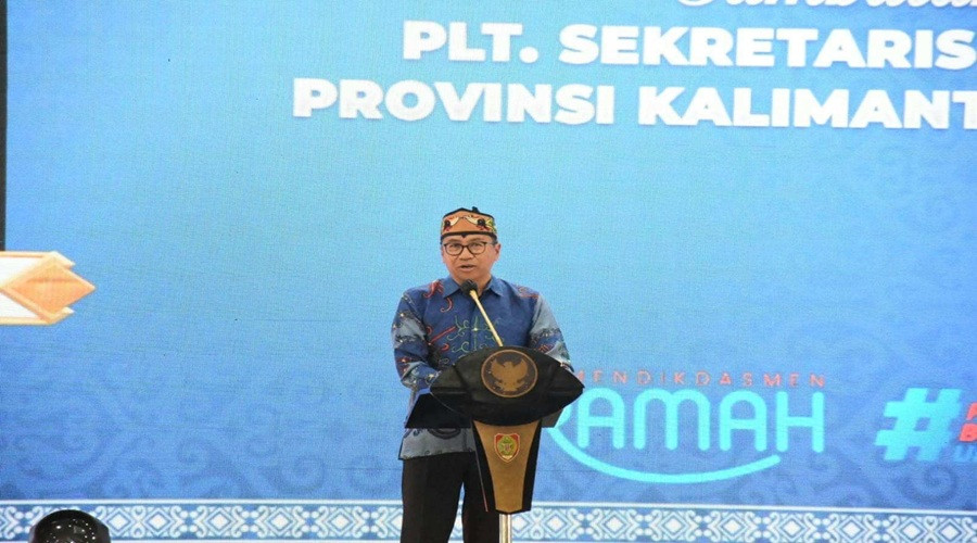 Header PAUD Fondasi Generasi Emas 2045, Plt. Sekda Kalteng Buka Apresiasi Bunda PAUD Tingkat Provinsi Tahun 2025